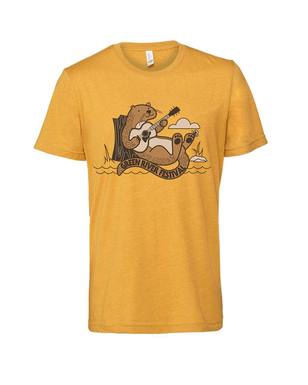UNISEX GRF Otter T-Mustard