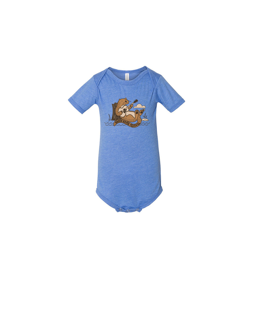 Onesie- Blue Otter